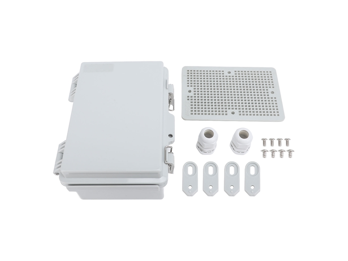 Yncm2026-caja De Unión Eléctrica Exterior Impermeable Ip67 125x175x90mm Con Bisagra De Acero Inoxidable Y Carcasa De Abs