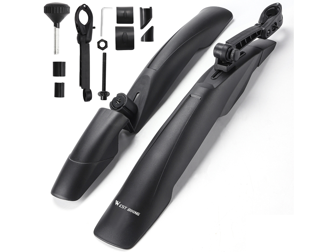 2 guardabarros universales para bicicleta, ajustables para bicicletas de 26 a 29 pulgadas, Vayotoy