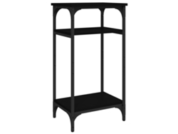 Maison Exclusive - Mesa Auxiliar De Madera Contrachapada Negra 40x30x75 Cm