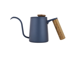 Cafetera De Goteo Con Boquilla De Cuello De Cisne, Acero Inoxidable 304, 350 Ml, Azul.