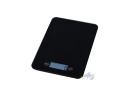 Báscula de Cocina SUINGA LED 16x23 Cm Negro (Capacidad: 5 kg - Gradución: 1g)