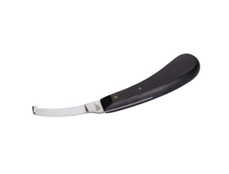 Ferramenta de qualidade de lâmina de corte estreita esquerda KERBL Ebony Curette para doenças dos pés em bovinos