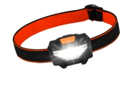 Linterna frontal LED superbrillante y ligera con 3 modos de iluminación. Linterna frontal LED Yizhood resistente al agua y a la batería (negra).