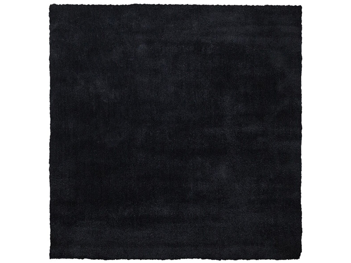 Alfombra BELIANI Demre de Poliéster Negro 200x200
