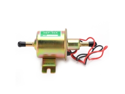 Bomba De Combustível Elétrica Universal Hep‑02a 12v 1.2a Conexão De Tubo 0.3in Cobre Revestido De Alumínio