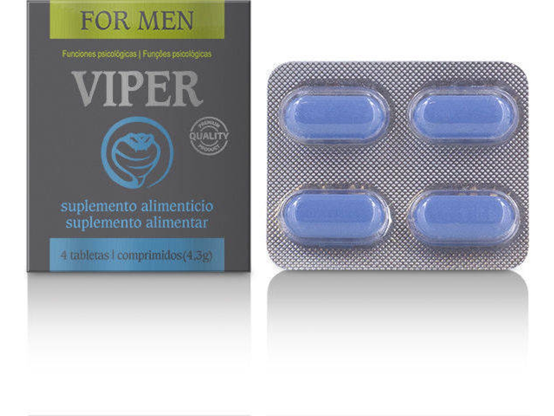 Suplemento Alimenticio COBECO PHARMA Viper Potenciador Masculino (4 Cápsulas)