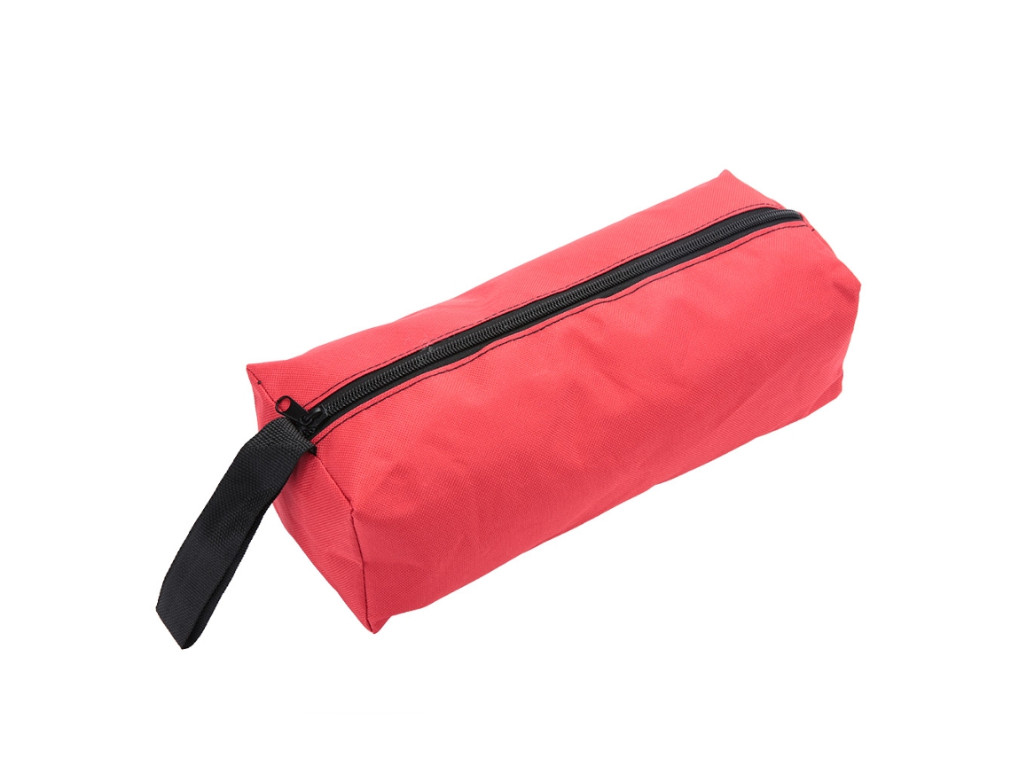 Bolsa De Herramientas Multifuncional Con Cremallera Para Alicates, Destornilladores Y Herramientas De Reparación (roja)