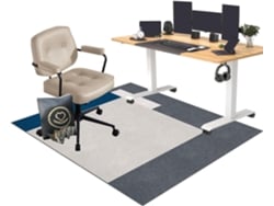 Tapete Cadeira Gamer Protetor Piso Antiderrapante 90 X 120 Cm Parquet Escritório, Pisos Rígidos, Piso,