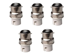 Adaptador B22 A B15/ba15d/b15d Para Lámparas Halógenas O Led, 2 Unidades.