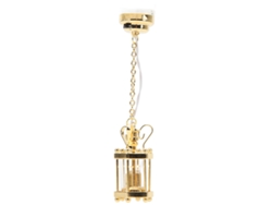 2026 Lámpara Colgante Para Casa De Muñecas 1:12, Lámpara Colgante De Vidrio Miniatura Exquisita Retro, Accesorio Para Casa De Muñecas