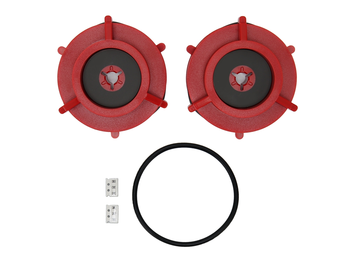 1 Par De Adaptadores Profesionales Nab Hub Con Anillo De Goma Para Rollo De Cinta Revox Akai
