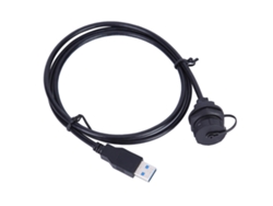 Adaptador De Panel Con Cable, Conector Usb 3.0 Hembra Y Macho, Resistente Al Agua