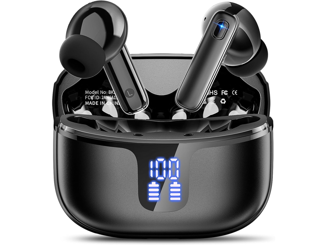 Auriculares Bluetooth 5.3 Pantalla Led 40h Estéreo Hifi Ip7 Usb-c Para Android Ios