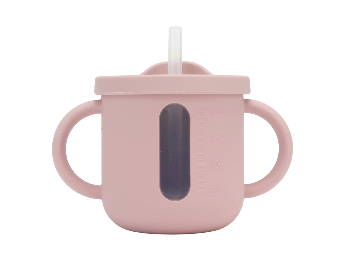 MEOIRUERY Innovador vaso de silicona para sorber y picar, a prueba de caídas, para momentos de alimentación seguros y divertidos, perfecto para que los niños pe