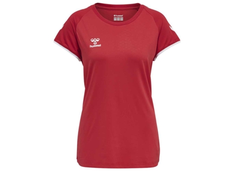 Camiseta para Mujer HUMMEL Core Volley Stretch Rojo para Fitness (XL)
