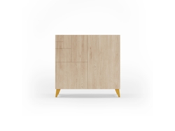 Zapatero HERDASA Bergen Roble, Mostaza (87 x 90 x 27 cm)