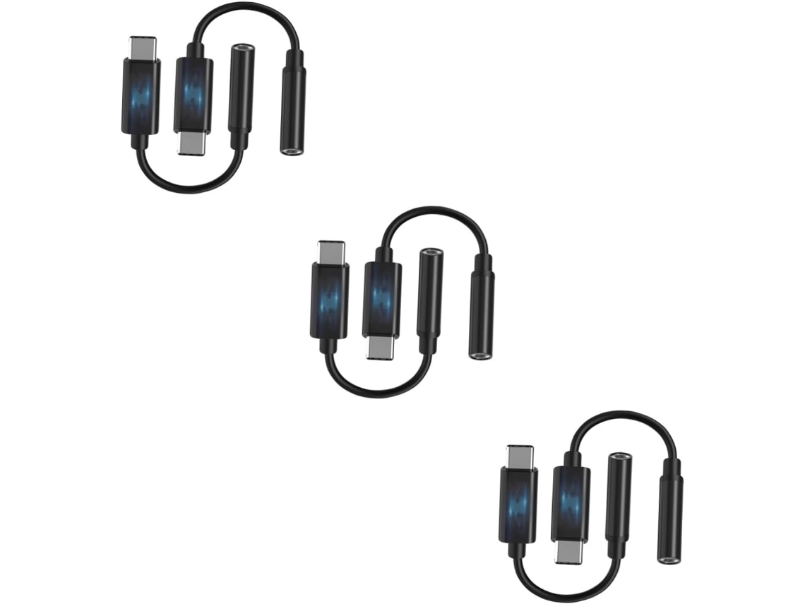 Adaptador De 6 Piezas Usb Tipo-c A Conector Para Auriculares, Compatible Con Teléfonos Inteligentes Y Tabletas De Alta Definición.