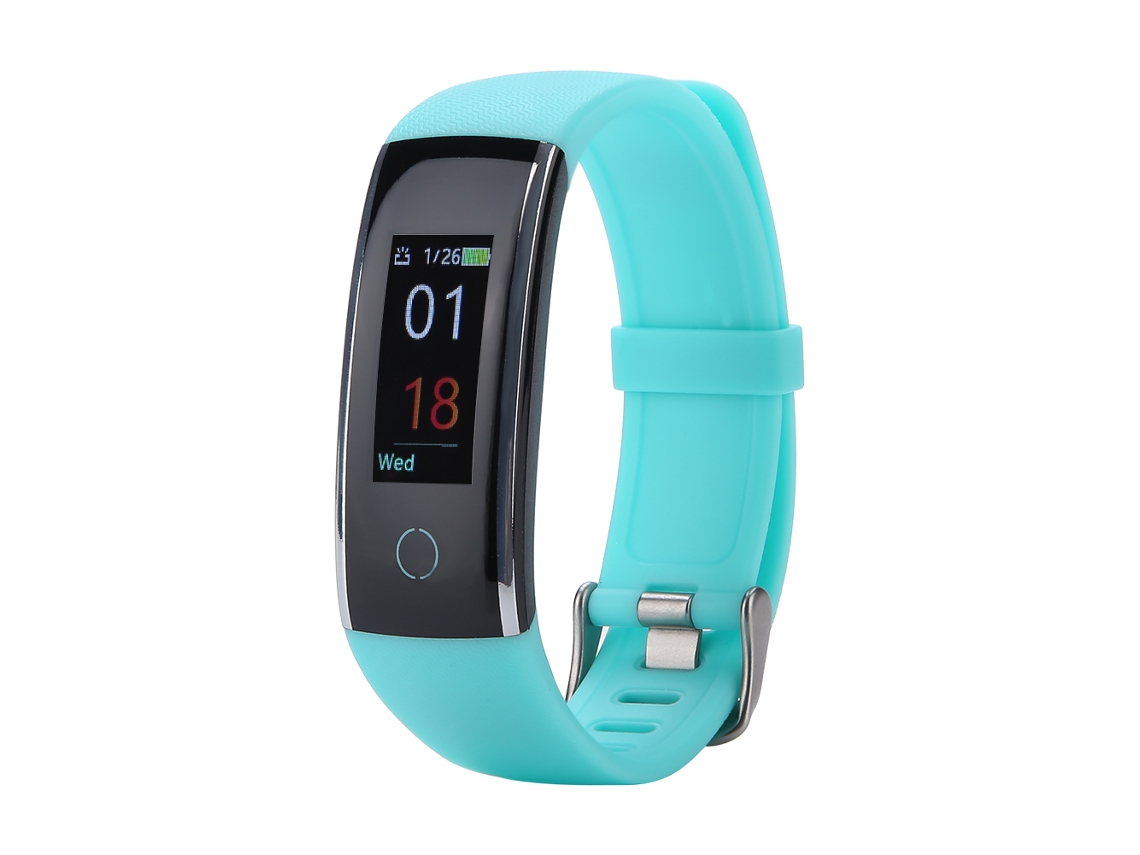 Pulsera Inteligente Monitor De Frecuencia Cardíaca Rastreador De Pasos Ultra Larga Duración De La Batería Naranja