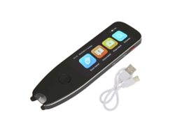 Bolígrafo traductor inteligente de 3,46 pulgadas con pantalla táctil, wifi, 134 idiomas, gris espacial y dorado claro