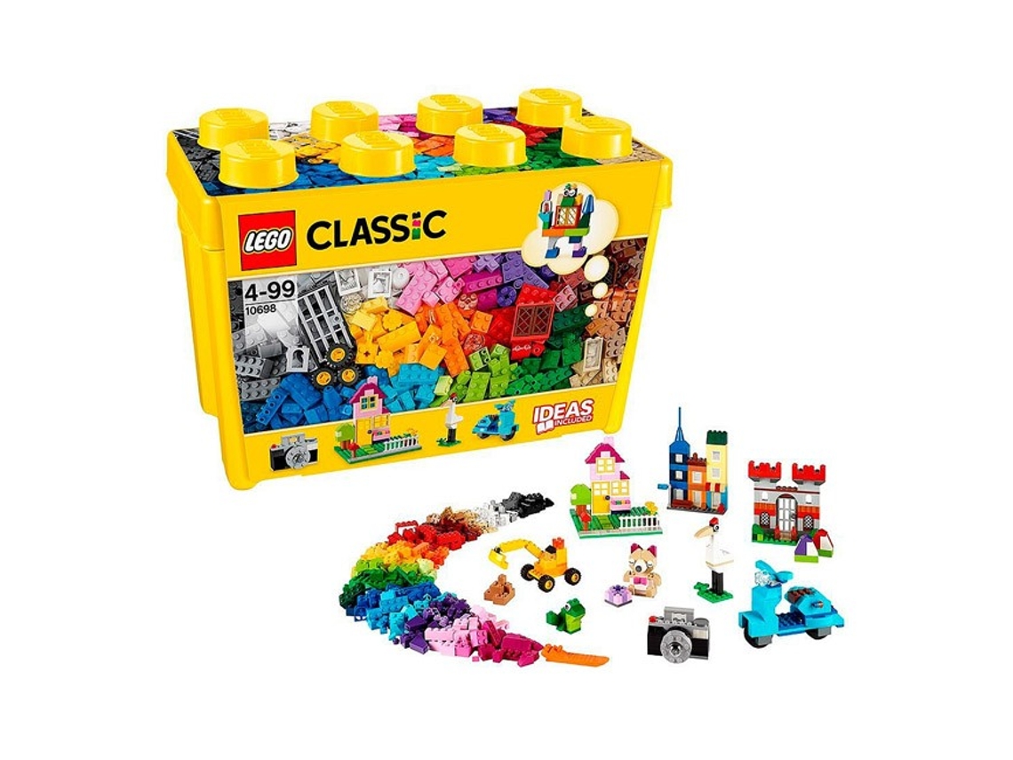 CAJA DE PIEZAS LEGO CON IDEAS CREATIVAS - LEGO CLASSIC