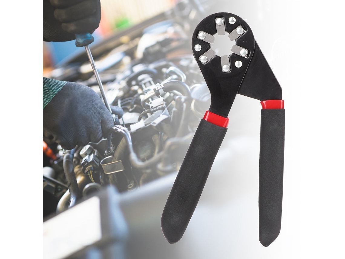 Herramienta Multifuncional Alicate Llave Llave Allen Acero Alto Carbono 6 Pulgadas Negro Ángulo Multilateral