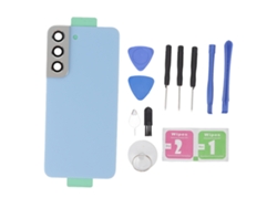 Kit de reparación de la lente de la cubierta de cristal trasera del Samsung Galaxy S22 - Azul