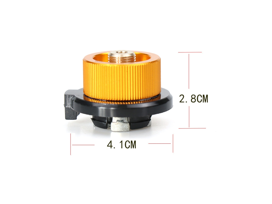 Adaptador de válvula de cilindro de gas para camping Lindal