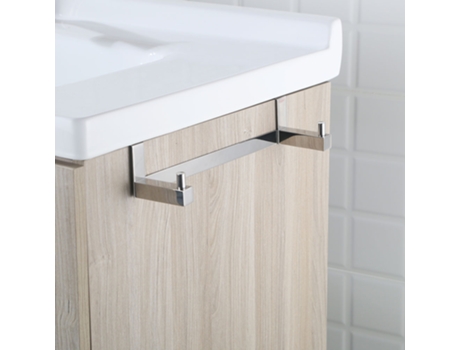 Percha doble lateral sin taladros 36 cm