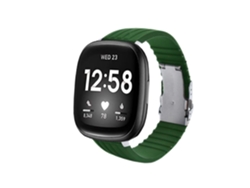 Correa Silicona Líquida para Fitbit by Google Sense 2 Verde