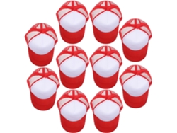 Paquete De 10 Gorras De Béisbol De Malla, Gorras Lisas Para Sublimación.