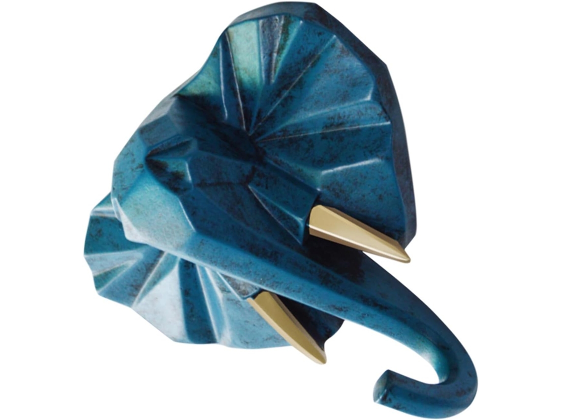 Elegante Y Creativo Perchero De Resina Con Forma De Elefante Para Abrigos Y Sombreros, Ideal Para