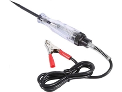 Testigo Eléctrico Para Circuitos, Probador De Voltaje 6v/24v Con Sonda Acero Y Cable Elástico, Ideal Para Coches, Motos Y Barcos