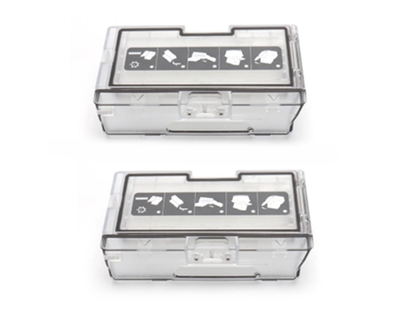 2 peças para roborock s7 t7s t7s plus caixa de pó aspirador de pó robótico