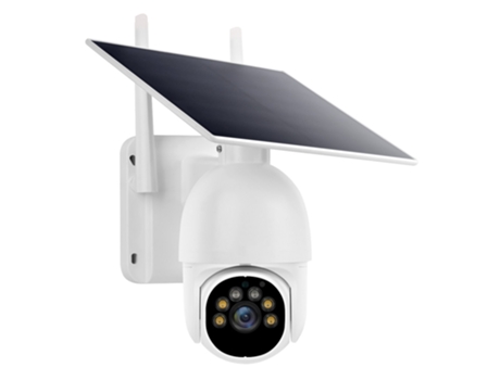 Cámara COZEVDNT Sistema de seguridad 360 cableado con Olar Power Wif4G Audio bidireccional
