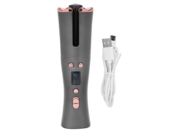 Chaveiro Automático De Cabelo Sem Fio Recarregável Usb Lcd 6 Marchas Com Revestimento Cerâmico Tourmalina