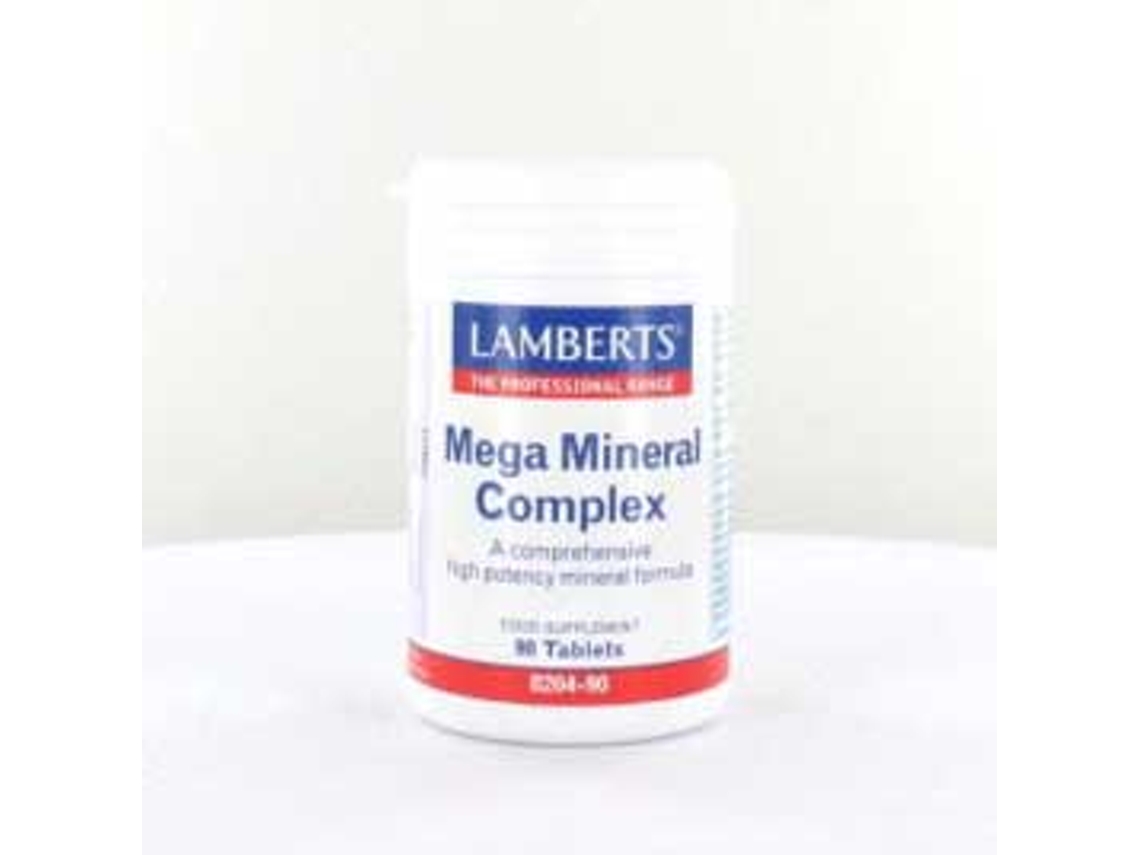 Complemento Alimentar LAMBERTS Mega Mineral Complex 90 Tabs (90 Comprimidos)