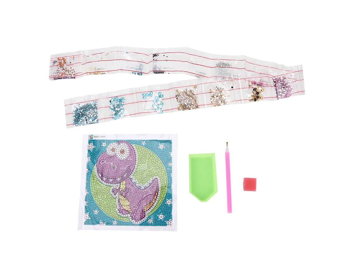 Manual de pintura de diamantes de dinosaurios para niños - Regalo para el hogar