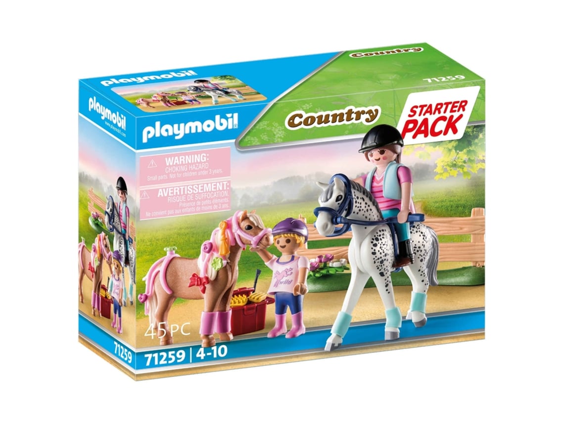 Country Starter Pack Cuidado de Caballos PLAYMOBIL