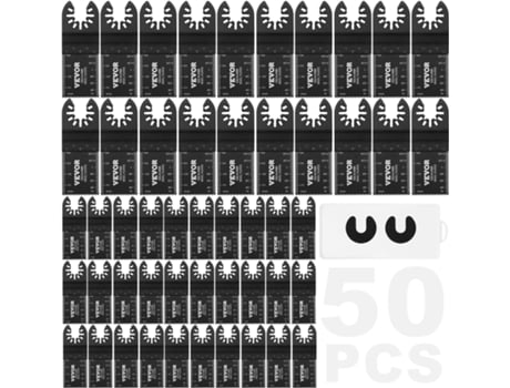 VEVOR 50 herramientas oscilante sierra de liberación rápida madera plástico aluminio