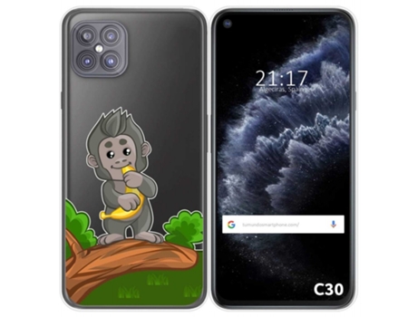 Carcasa Cubot C30 TUMUNDOSMARTPHONE Dibujos Transparente Multicolor