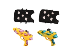 Ymsl 2pcs Juguetes De Disparo De Agua Con Chalecos Cambio De Color Al Encontrar Agua Juguete De Salpicadura De Agua Para Ocio Al Aire Libre Hxl