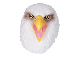 Marioneta De Mano De Águila Blanca Realista, Regalo De Cumpleaños Para Contar Cuentos.