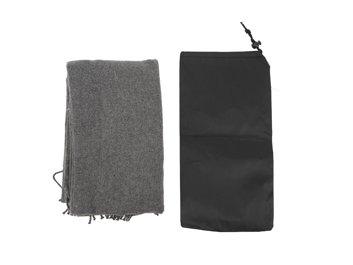 Bufanda Térmica Para Hombre Y Mujer, 3 Niveles De Temperatura, Recargable Por Usb, Ligera Y Suave, Color Gris.
