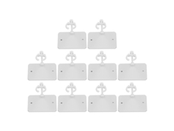 Base Para Figuras De Acción, 10 Unidades, Soporte De Exhibición Estable Para Muñecas De 6 Pulgadas, Color Blanco.