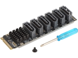 Adaptador Asm1166 M.2 A Tarjeta De 6 Gbit/s Con Smart