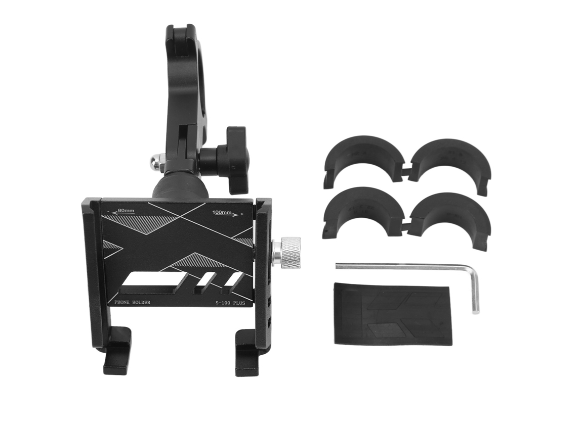 Soporte De Aluminio Para Teléfono Móvil Para Bicicleta, Ajustable 360°, Accesorios De Ciclismo.
