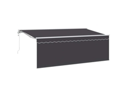 Maison Exclusive - Toldo Retráctil Antracita 350 X 200 Cm Poliéster Y Aluminio