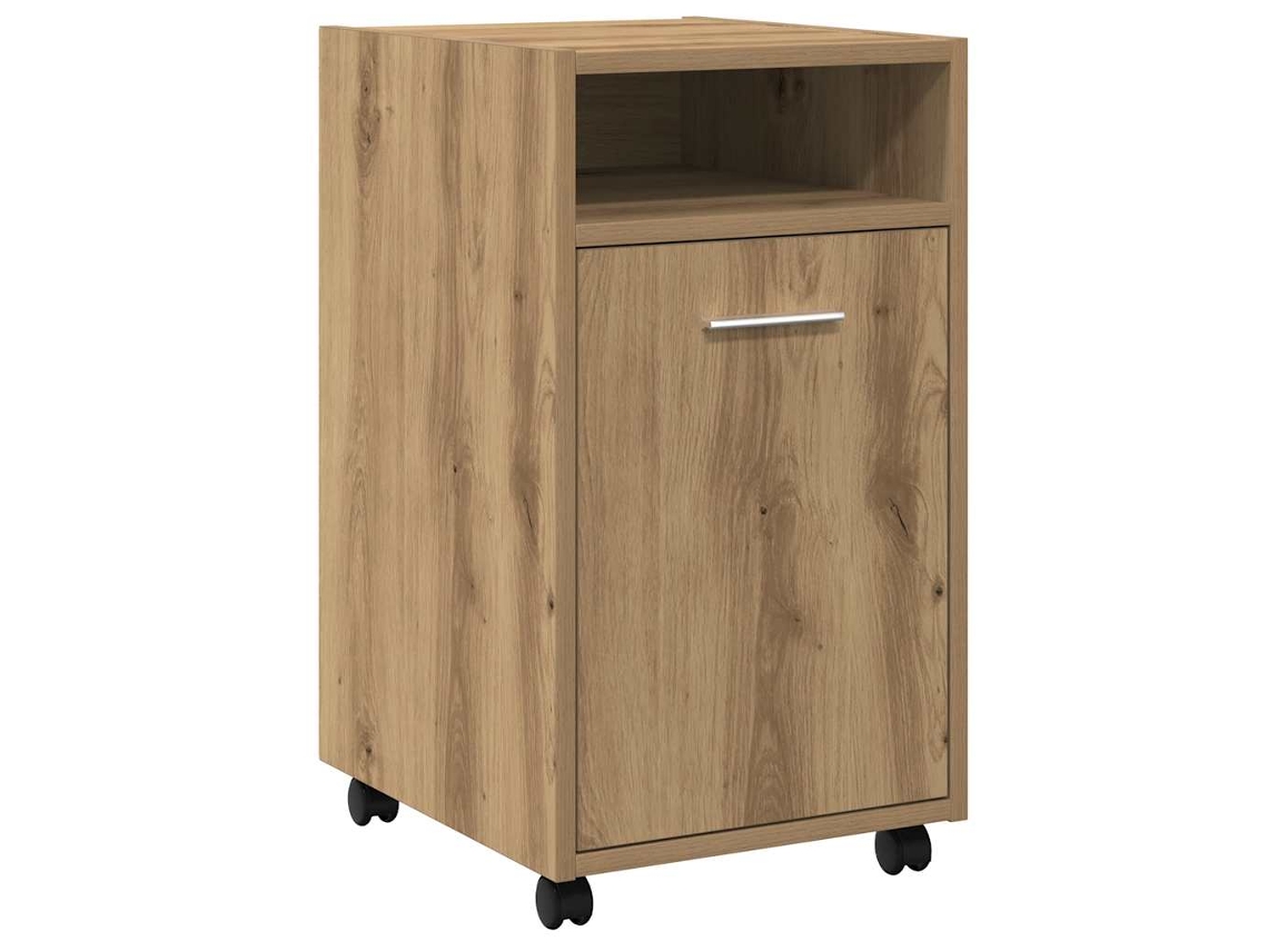 Maison Exclusive - Armario Ruedas Contrachapada Roble Artisan 33x38x60 Cm