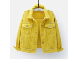 2026-chaqueta Vaquera De Manga Larga Para Mujer Abrigo De Otoño Invierno Talla S-xxxl Material Poliéster