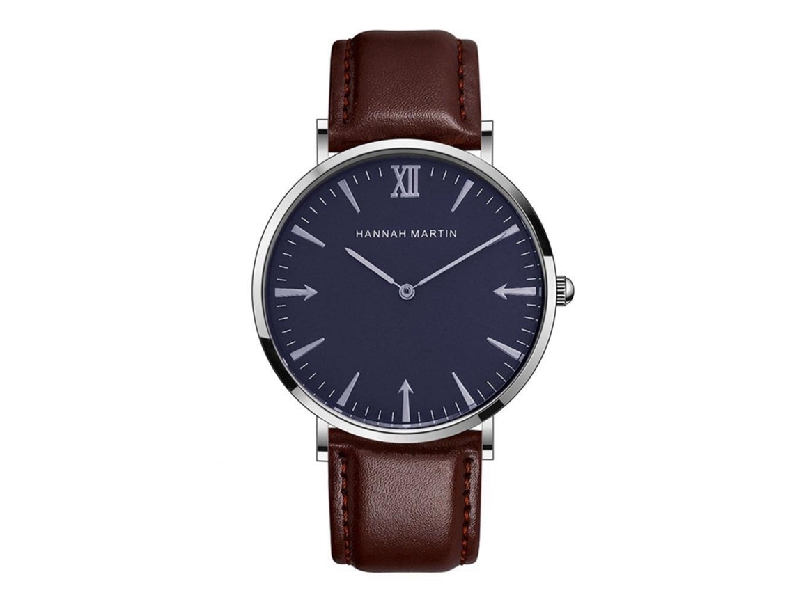 Reloj De Pulsera Para Hombre De Cuarzo Con Dial Redondo Hannah Martin